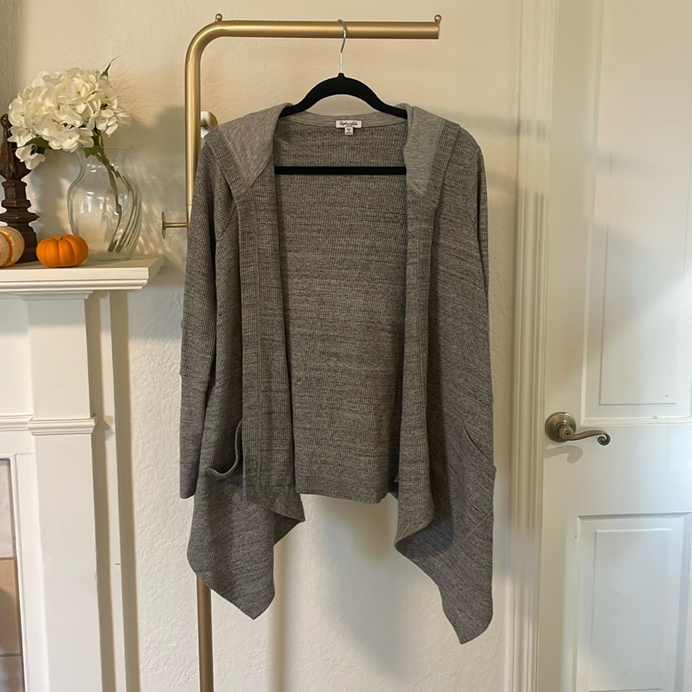 Splendid Gray Sweater Cardigan Size L